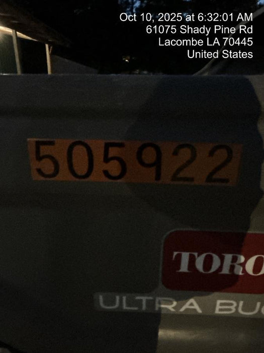 2025 TORO MBTX 2500-TS