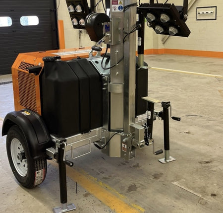 2024 Wanco WLTT-4MM4K Diesel, Deep Sea Controller, Shore Power Plug, Auto Start, (4) 350W LED Floodlights, 4kW Generator, 60 Gal Fuel Tank, 2" Ball, T3