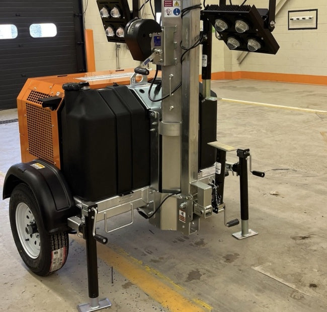 2024 Wanco WLTT-4MM4K Diesel, Deep Sea Controller, Shore Power Plug, Auto Start, (4) 350W LED Floodlights, 4kW Generator, 60 Gal Fuel Tank, 2" Ball, T3