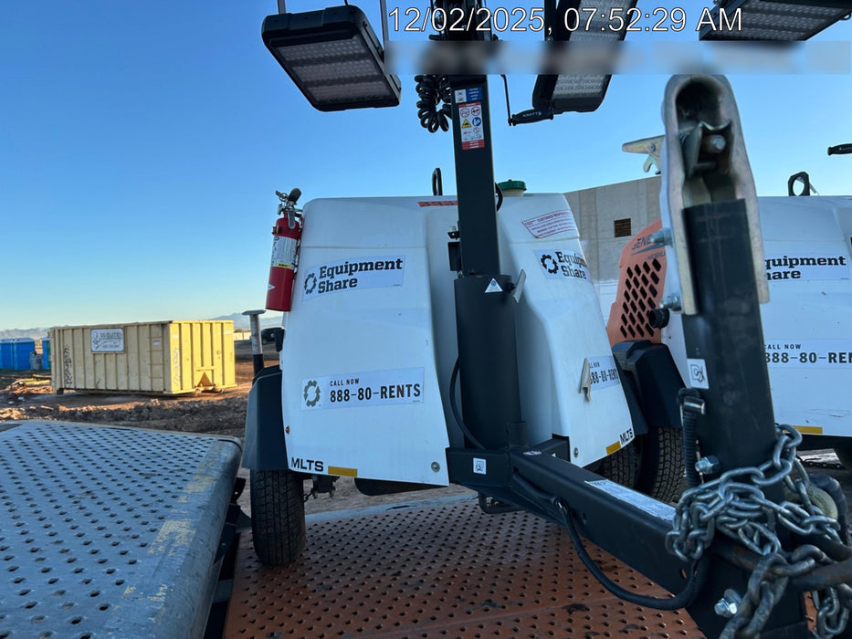 2024 Generac MLT2 Diesel, Flex Switch 120V Input, Powerzone Controller, 
(4) 320W LED Lights, 4kW Generator, 39.9 Gal Fuel Tank, 2" Ball, T3