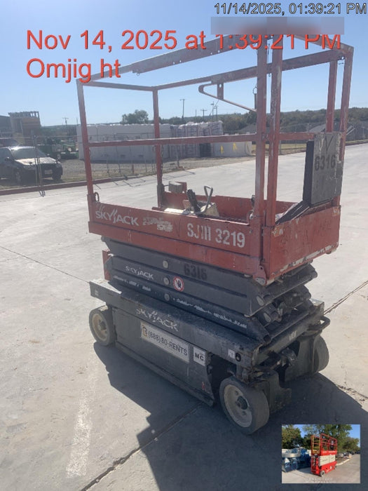 2017 Skyjack SJIII-3219 Skyjack SJ3219 w/Trojan Battery Set, Extended Warranty 5yr/5k hr