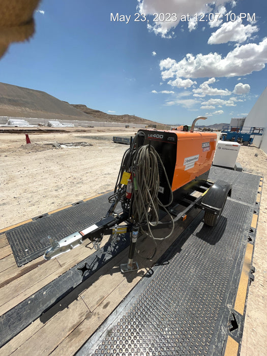 2022 Lincoln Electric LE400 Kubota V1505, Trlr, Cable Rack, Light Kit, ES Decals, T3