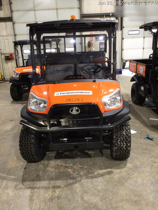 2022 Kubota RTV-X1140W-H Plastic Canopy, Windshield Acrylic Clear, LED Strobe Light, Wire Harness Kit, Back up Alarm