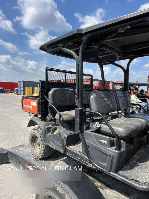 2020 Kubota RTV-X1140W-H Canopy, 4-Seater, Diesel, Windshield Acrylic Clear, LED Strobe, Backup Alarm