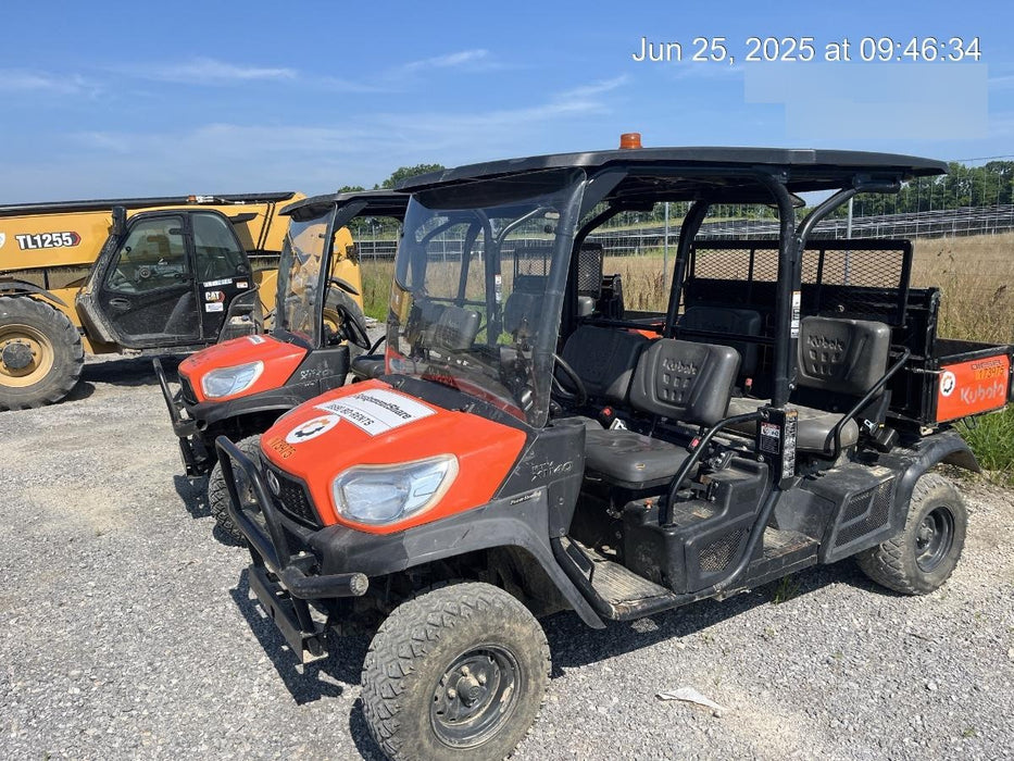 2021 Kubota RTV-X1140W-H Plastic Canopy, Windshield Acrylic Clear, LED Strobe Light, Wire Harness Kit, Back up Alarm