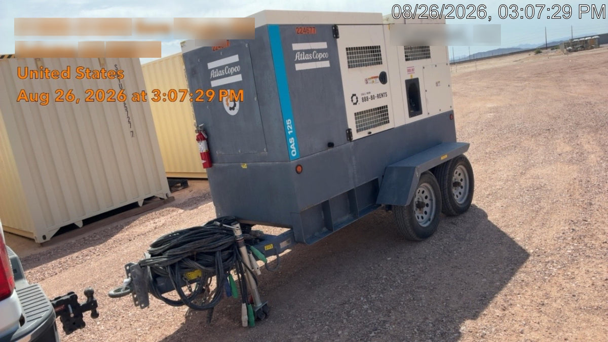 2022 ATLAS COPCO QAS 125