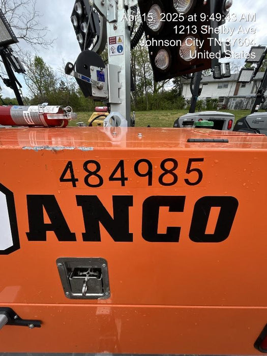 2025 Wanco WLTT-4MM4K Diesel, Mitsubishi L2E, 9.0HP @1800 rpm, Deep Sea Controller, Shore Power Plug, Auto Start, (4) 350W LED Floodlights, 4kW Generator, 60 Gal Fuel Tank, 2" Ball, T3