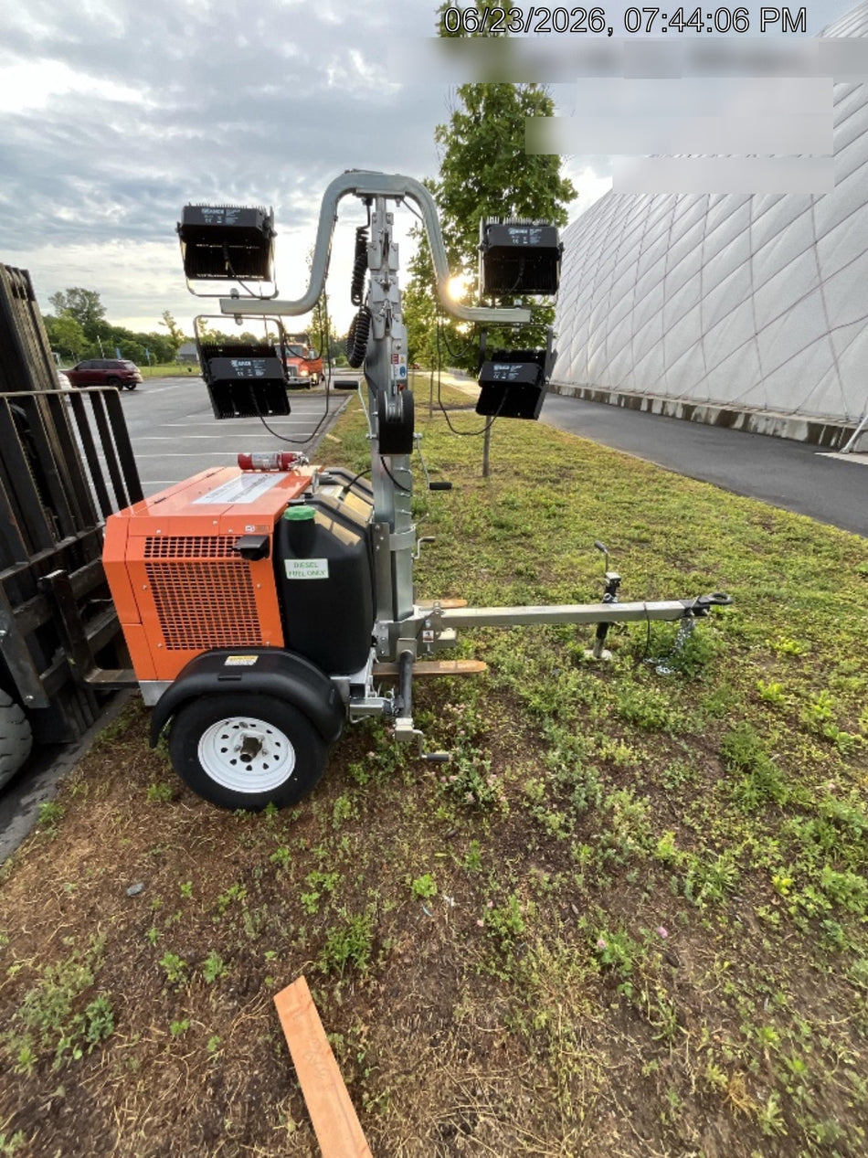 2024 Wanco WLTT-4MM4K Diesel, Deep Sea Controller, Shore Power Plug, Auto Start, (4) 350W LED Floodlights, 4kW Generator, 60 Gal Fuel Tank, 2" Ball, T3