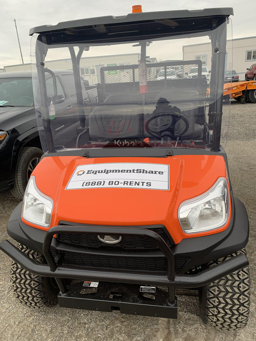 2021 Kubota RTV-X1140W-H Plastic Canopy, Windshield Acrylic Clear, LED Strobe Light, Wire Harness Kit, Back up Alarm