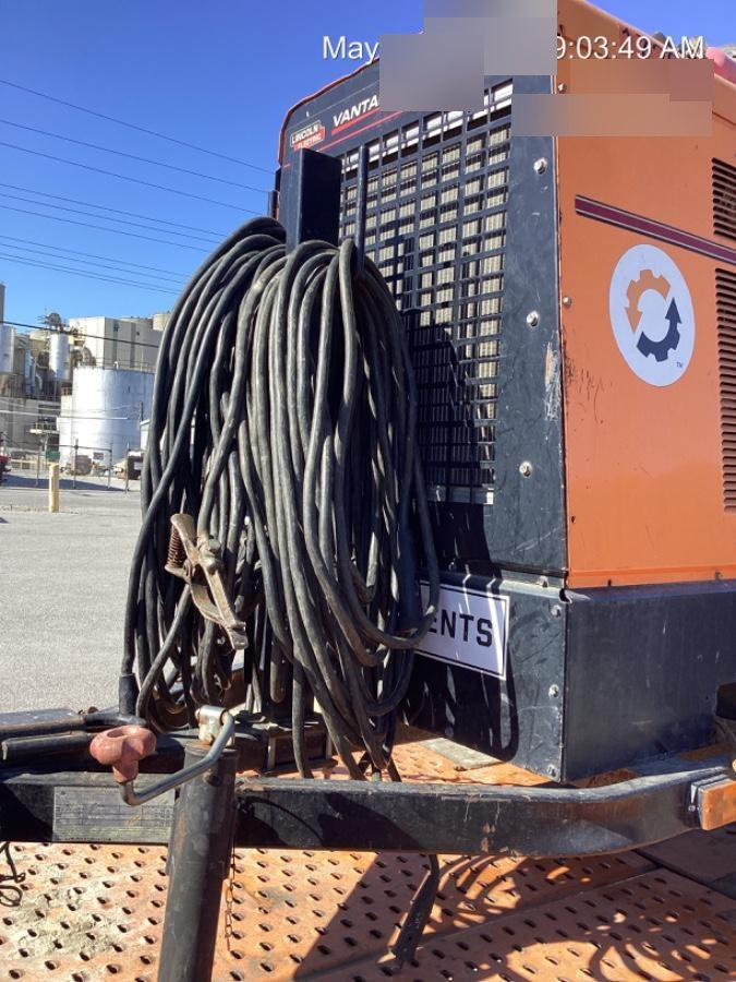 2021 Lincoln Electric Vantage 549X Ready Pak 3, ORANGE (includes trailer, cable rack, fender light kit)
