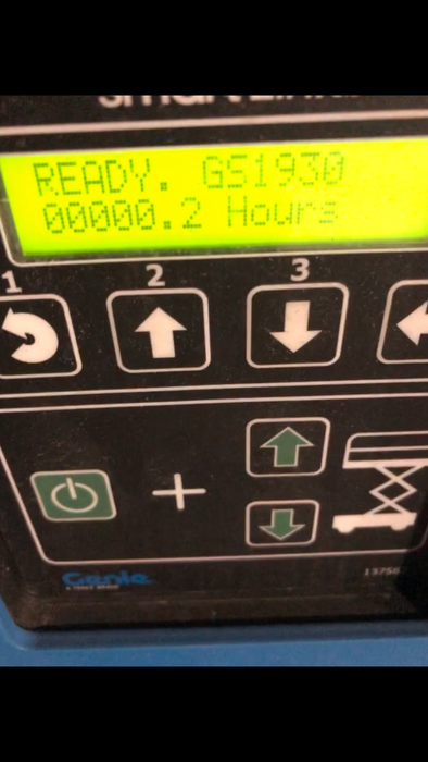 2019 Genie GS-1930 Fixed Rails with Chain Entry