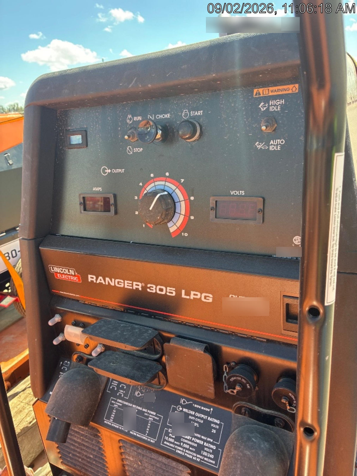 2026 LINCOLN ELECTRIC Ranger 305 LPG