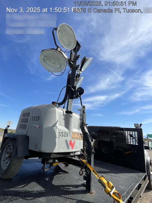 2017 Wacker Neuson LTV6L-MH Wacker Neuson 6 kW Towable Light Generator