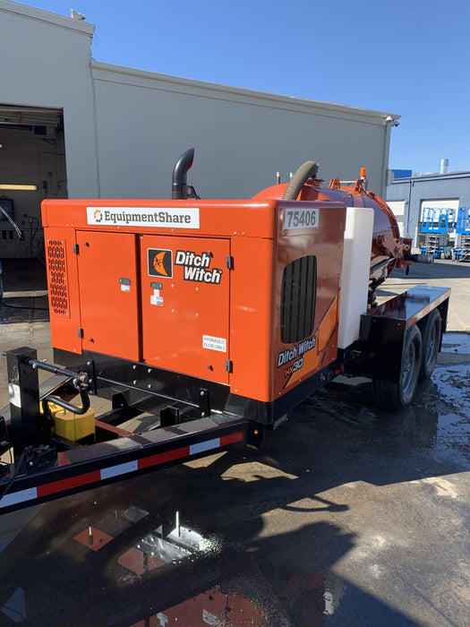 2020 Ditch Witch HX30 500G Spoils Tank, 80G Water Tank, 48" Lance, #3 Nozzel, VT9H 500 GAL HYD TRAILER