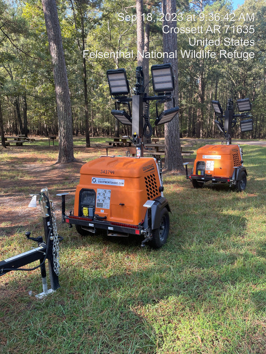 2023 Generac MLT2 Diesel, Flex Switch 120V Input, Powerzone Controller, (4) 320W LED Lights, 4kW Generator, 39.9 Gal Fuel Tank, 2" Ball, T3