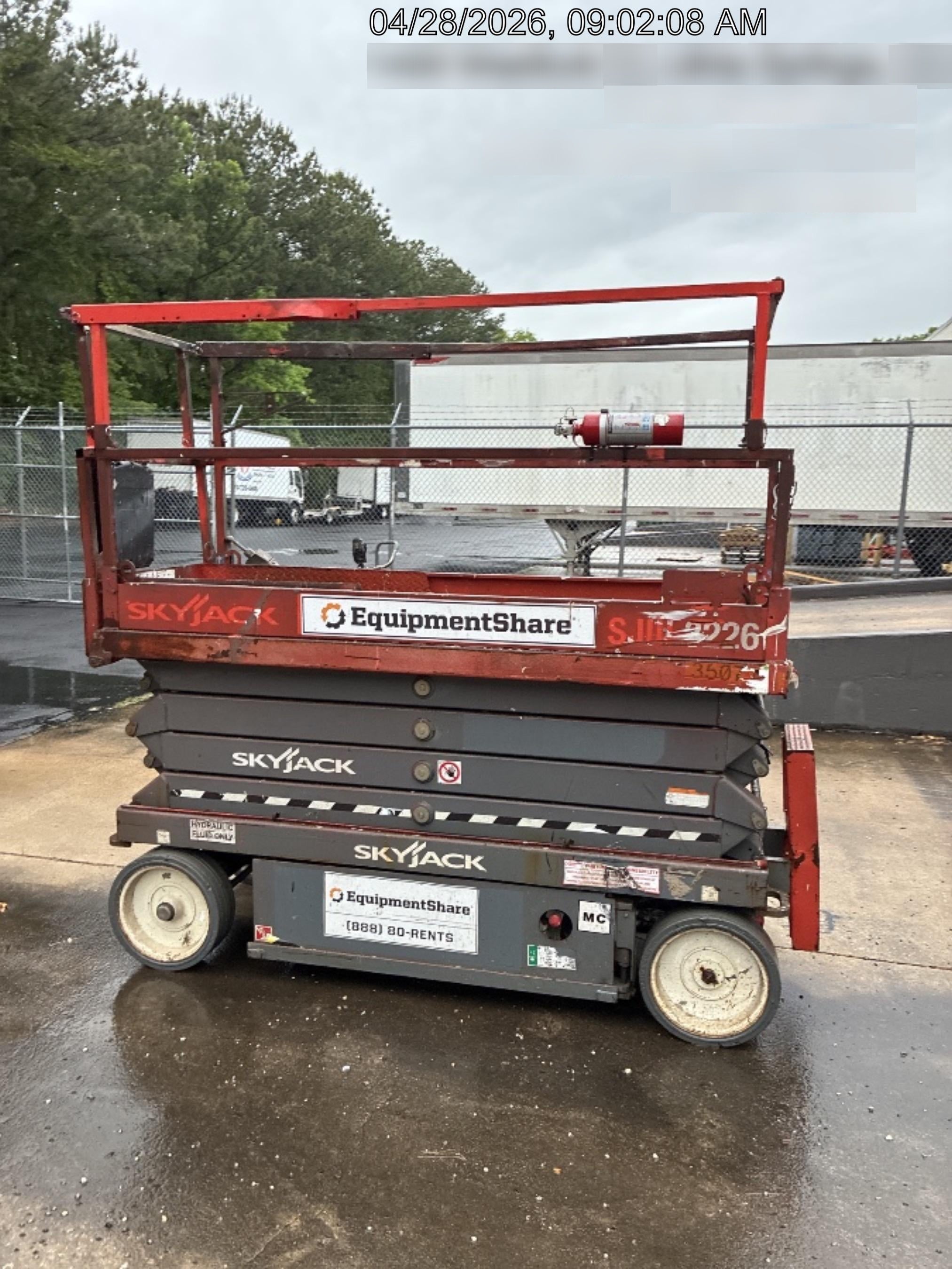 2019 Skyjack SJIII-3226 Standard Options, Trojan Batteries