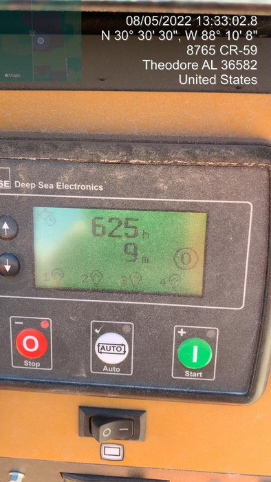 2022 Allmand NLV3GR (4) LED Light Fixture 350W, 23' Vertical Mast, 3kW Prime, Towable, Deep Sea L401, Leveling Jacks, Yanmar T4F 5.8hp