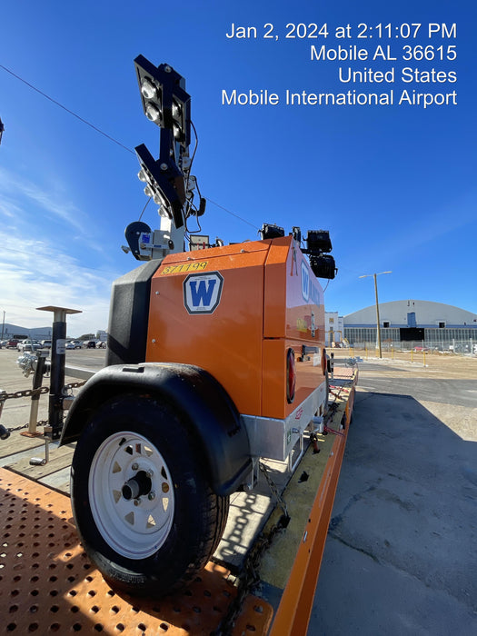 2023 Wanco WLTT-4MM4K Diesel, Deep Sea Controller, Shore Power Plug, Auto Start, (4) 350W LED Floodlights, 4kW Generator, 60 Gal Fuel Tank, 2" Ball, T3