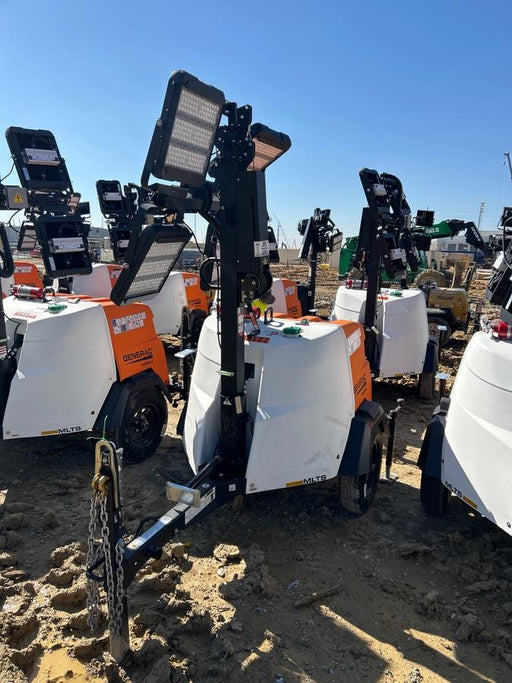 2025 Generac MLTS-4 Diesel, Mitsubishi L2E, 7.1 hp @1800 rpm, Flex Switch 120V Input, Powerzone Controller, (4) 320W LED Lights, 4kW Generator, 39.9 Gal Fuel Tank, 2" Ball