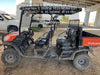 2021 Kubota RTV-X1140W-H Plastic Canopy, Windshield Acrylic Clear, LED Strobe Light, Wire Harness Kit, Back up Alarm