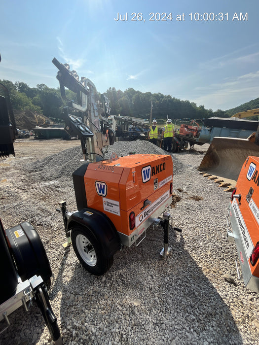 2024 Wanco WLTT-4MM4K Diesel, Deep Sea Controller, Shore Power Plug, Auto Start, (4) 350W LED Floodlights, 4kW Generator, 60 Gal Fuel Tank, 2" Ball, T3