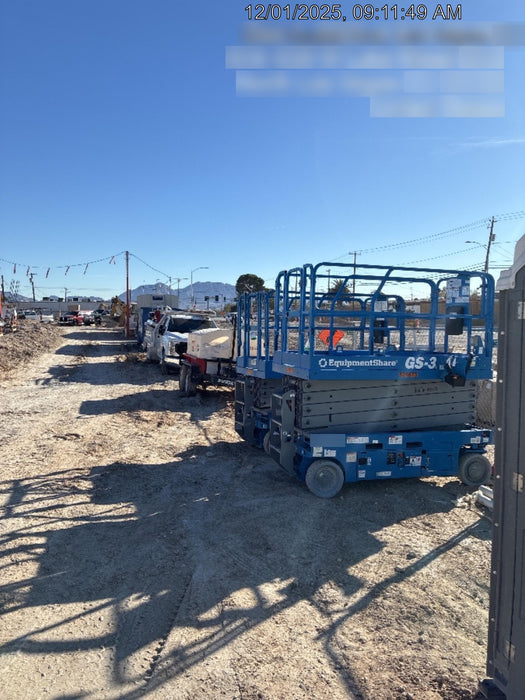 2019 Genie GS-2646 folding rails with full height swing gate