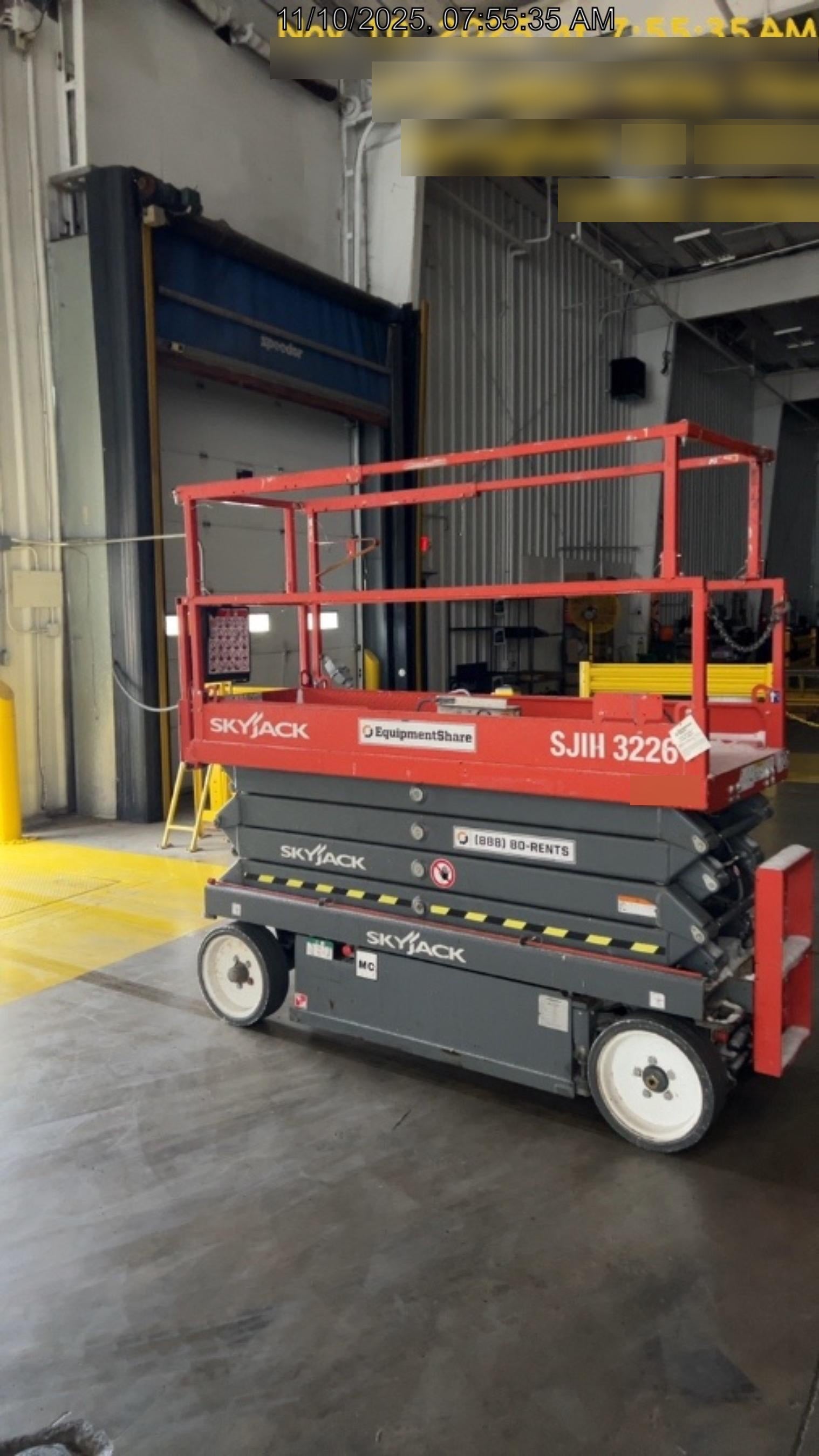 2017 Skyjack SJIII-3226 Standard Rental Specs