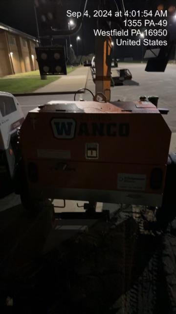 2024 Wanco WLTT-4MM4K Diesel, Deep Sea Controller, Shore Power Plug, Auto Start, (4) 350W LED Floodlights, 4kW Generator, 60 Gal Fuel Tank, 2" Ball, T3