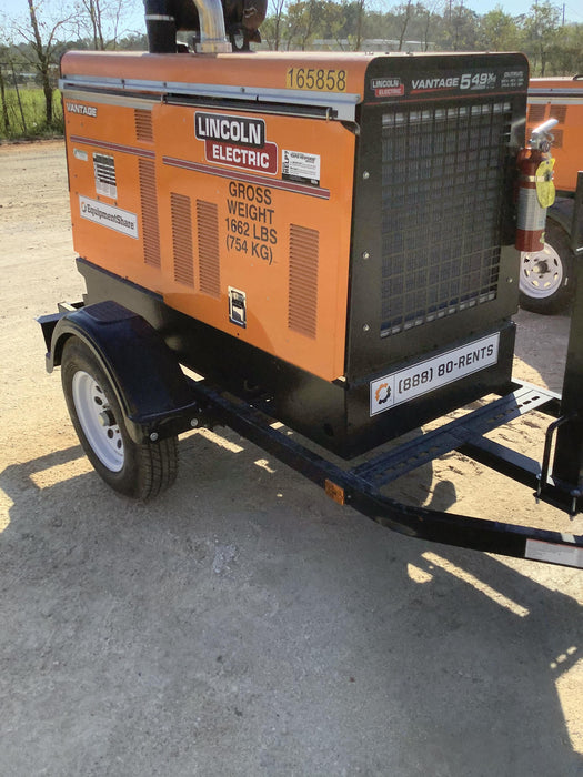 2021 Lincoln Electric Vantage 549X Ready Pak 3, ORANGE (includes trailer, cable rack, fender light kit)
