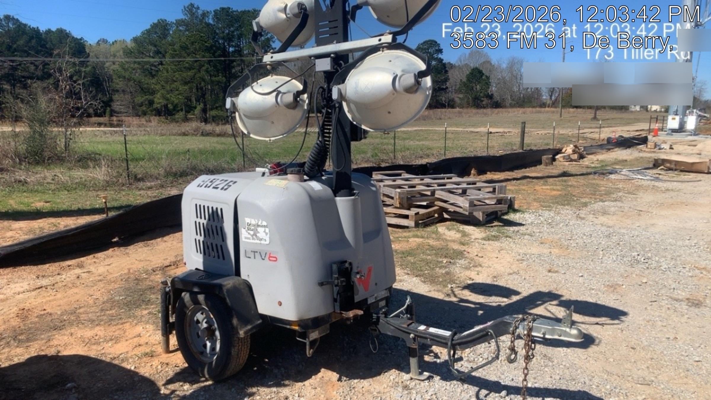 Wacker Neuson LTV6K-MH Wacker Neuson LTV6K Towable Light Tower