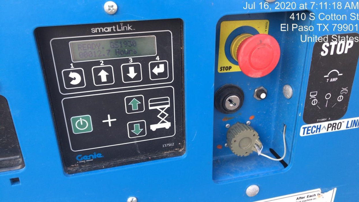 2020 Genie GS-1930 Standard Machine