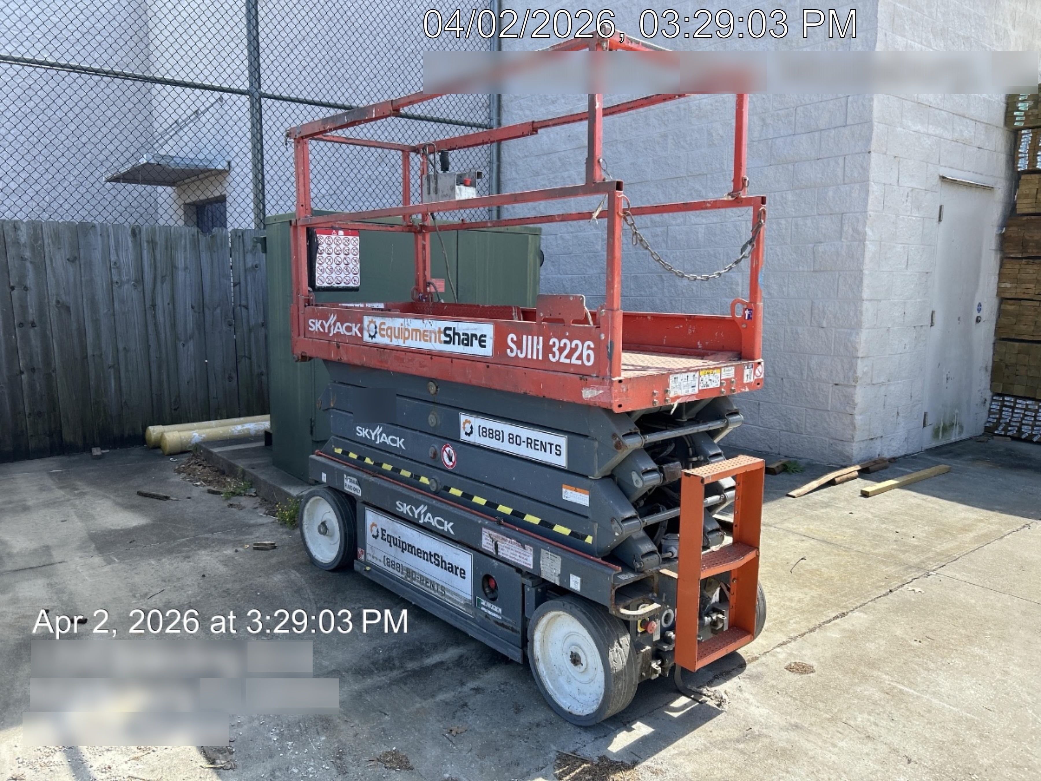 2019 Skyjack SJIII-3226 Standard w/Trojan Batteries