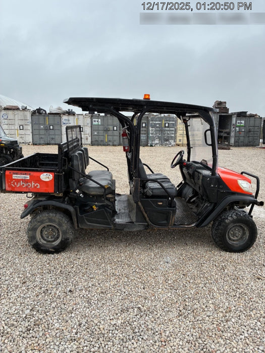 2021 Kubota RTV-X1140W-H Plastic Canopy, Windshield Acrylic Clear, LED Strobe Light, Wire Harness Kit, Back up Alarm