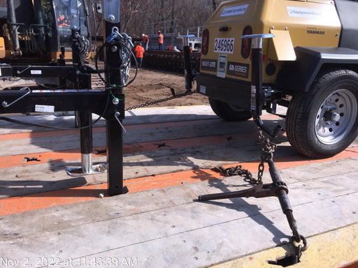 2022 Allmand NLV3GR (4) LED Light Fixture 350W, 23' Vertical Mast, 3kW Prime, Towable, ES Decals, T3