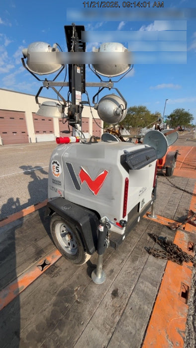 2018 Wacker Neuson LTV6L-MH LTV6L Mobile Light Tower w/Fuel Level Sensor Installed
