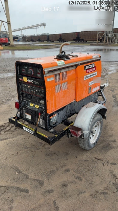 2022 Lincoln Electric LE400 Kubota V1505, Trlr, Cable Rack, Light Kit, ES Decals, T3