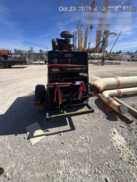 2021 Lincoln Electric Vantage 549X Ready Pak 3, ORANGE (includes trailer, cable rack, fender light kit)