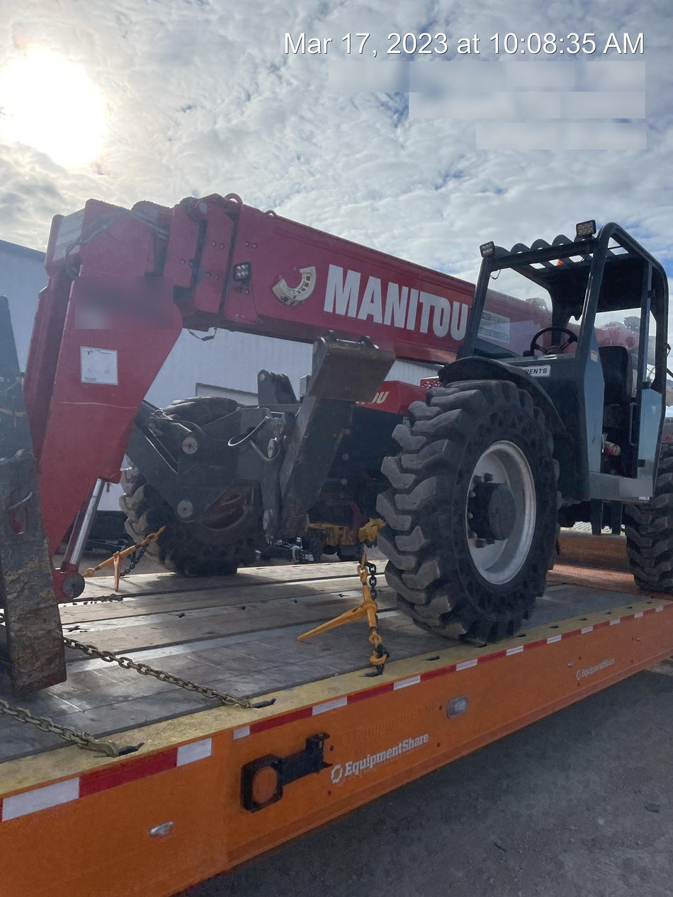 2018 Manitou MTA10055 MTA10055 - 120 HP T4, Canopy, Worklights/Strobe, Beacon, 66" Carriage, 60" Forks, Solid Tires, Lift Hook, Aux Hydraulics