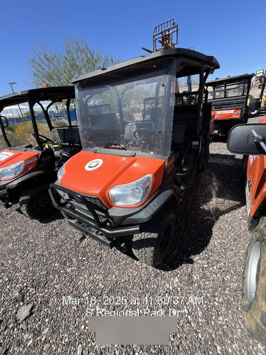 2022 Kubota RTV-X1140W-H Plastic Canopy, Windshield Acrylic Clear, LED Strobe Light, Wire Harness Kit, Back up Alarm