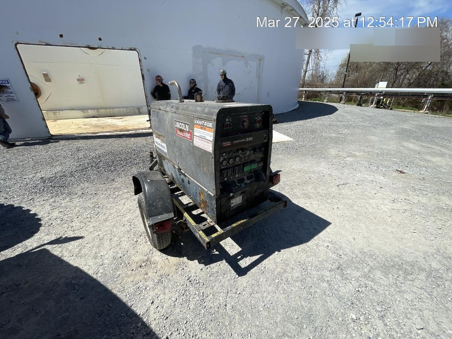 2018 Lincoln Electric Vantage 322 Lincoln Vantage 322 Welder Ready Pak 3 - Vantage 322, Trailer, Fender and light kit, Cable rack