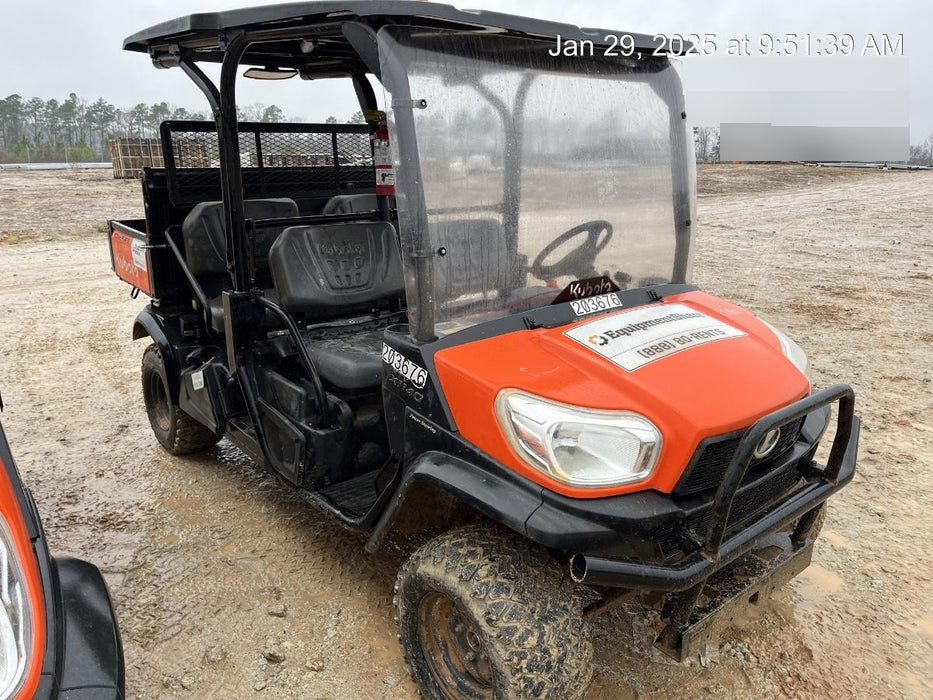 2022 Kubota RTV-X1140W-H Plastic Canopy, Windshield Acrylic Clear, LED Strobe Light, Wire Harness Kit, Back up Alarm