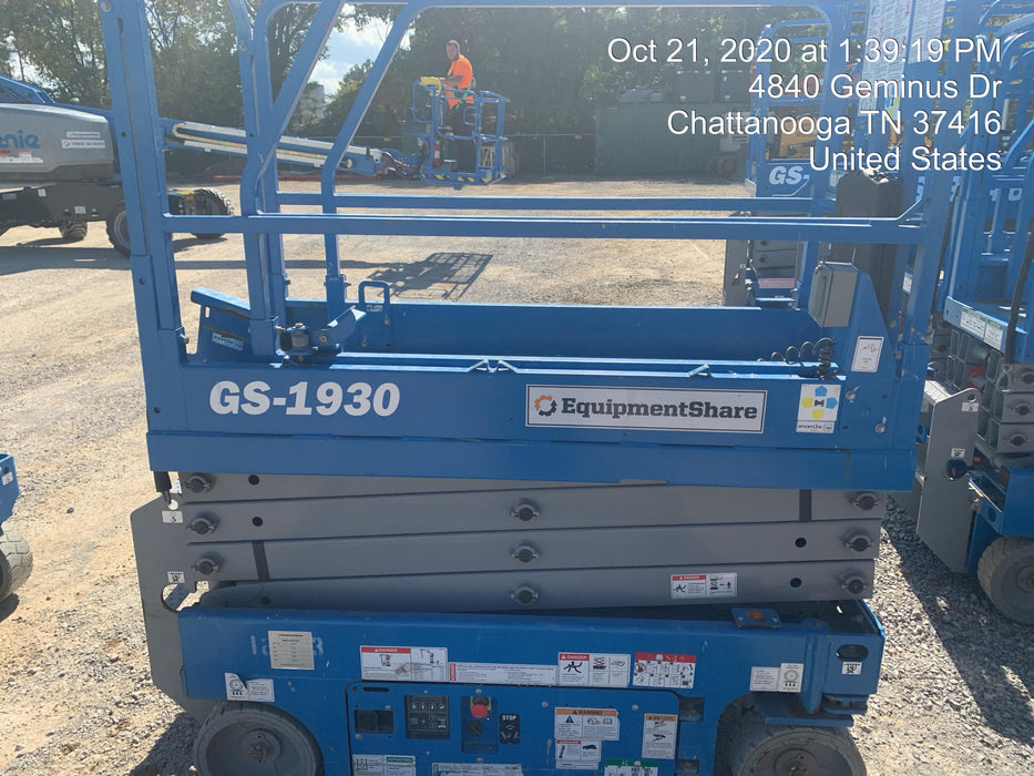 2018 Genie GS-1930 Genie GS-1930 Scissor Lift w/Standard Options