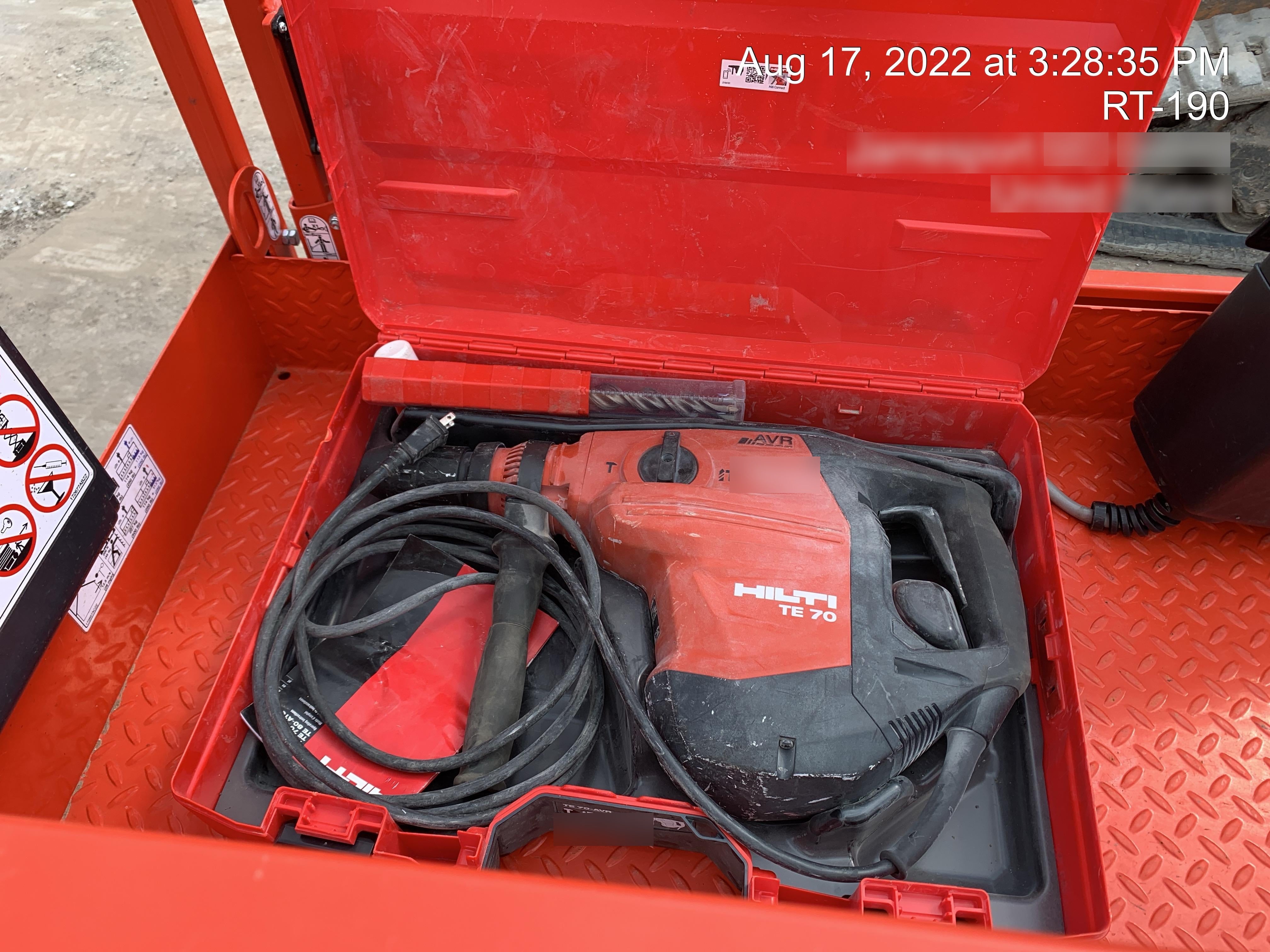 2019 HILTI TE 70-AVR