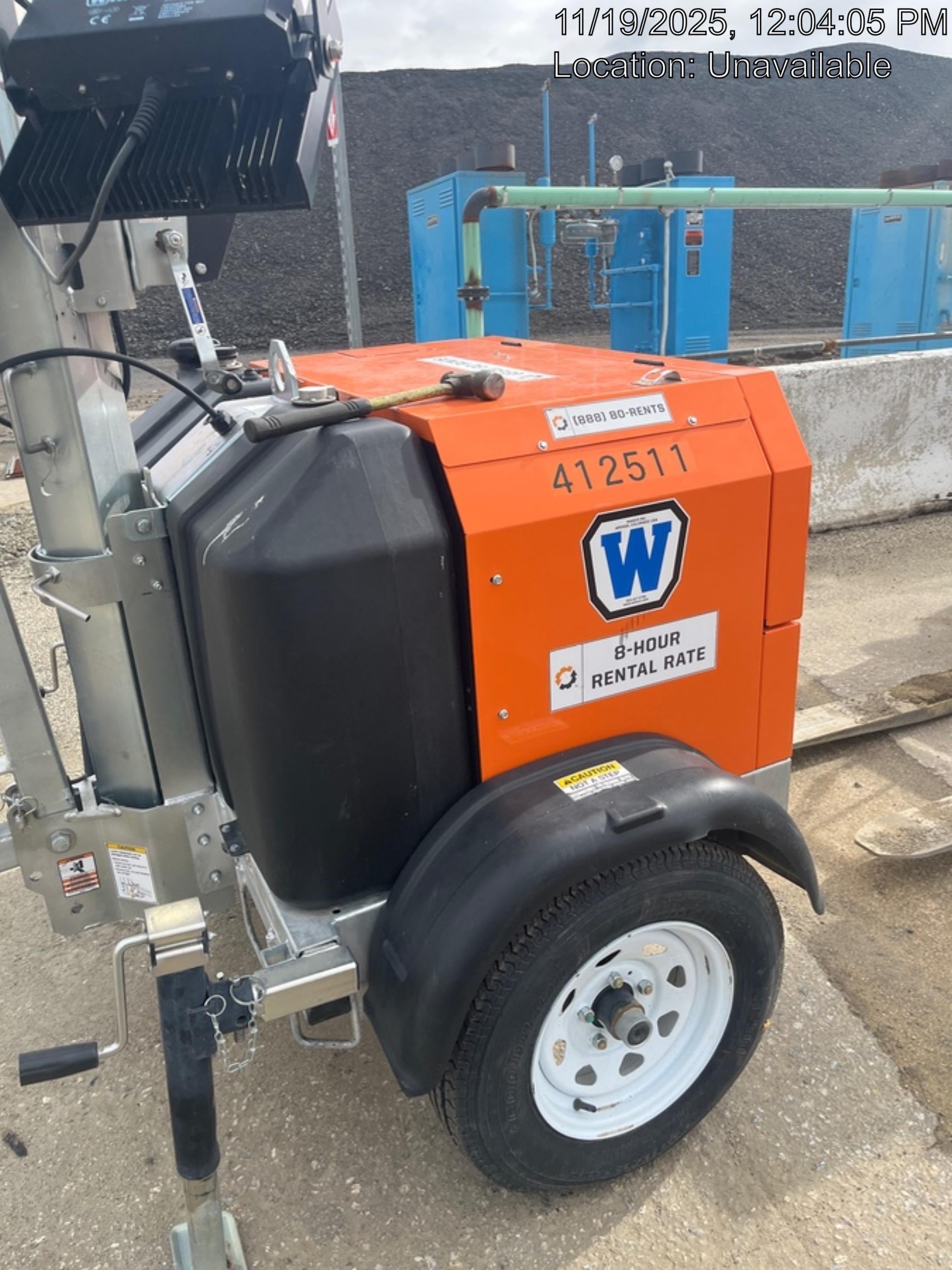 2024 Wanco WLTT-4MM4K Diesel, Deep Sea Controller, Shore Power Plug, Auto Start, (4) 350W LED Floodlights, 4kW Generator, 60 Gal Fuel Tank, 2" Ball, T3