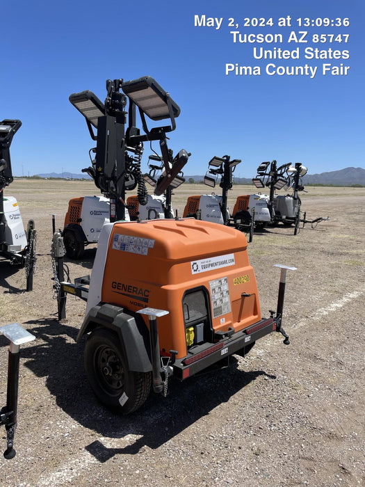 2024 Generac MLT2 Diesel, Flex Switch 120V Input, Powerzone Controller, 
(4) 320W LED Lights, 4kW Generator, 39.9 Gal Fuel Tank, 2" Ball, T3