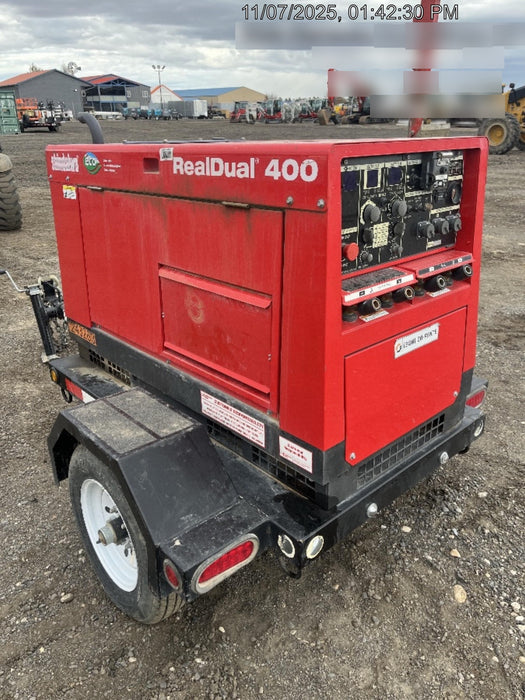 2022 Shindaiwa DGW400MDL Kubota D902 Engine, 23 HP, Dual Op Welder, Wire, Arc, Droop Stick, Tig, and CC Stick Functionality, Simulphase, 3 Phase and 1 Phase Gen Output, Single Axle NB Trlr, Slr Trckl Chrg 12V 12W, Fire Ext
