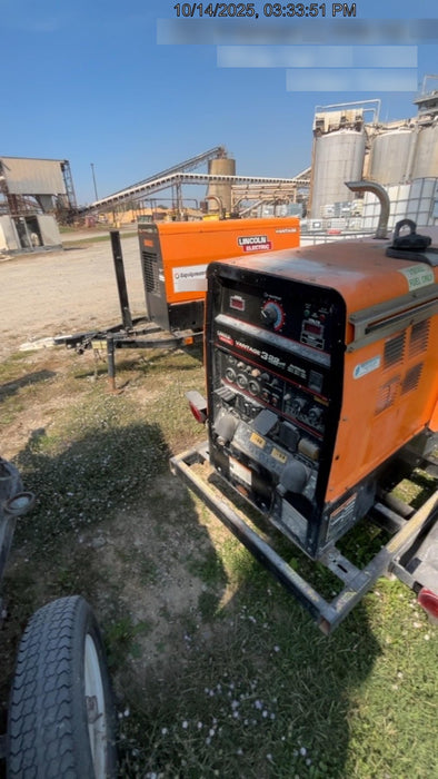 2021 Lincoln Electric Vantage 322 Vantage 322 Ready Pak 3 w/ Decals, ORANGE (includes trailer, cable rack, fender light kit) NO Telematics