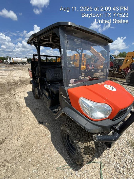 2021 Kubota RTV-X1140W-H Plastic Canopy, Windshield Acrylic Clear, LED Strobe Light, Wire Harness Kit, Back up Alarm