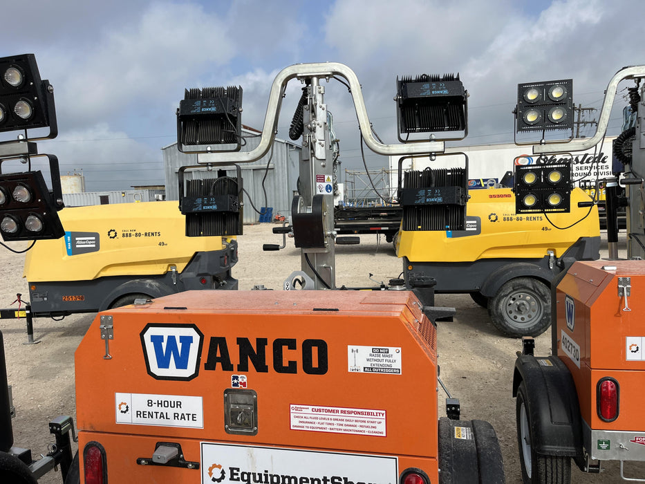 2024 Wanco WLTT-4MM4K Diesel, Deep Sea Controller, Shore Power Plug, Auto Start, (4) 350W LED Floodlights, 4kW Generator, 60 Gal Fuel Tank, 2" Ball, T3