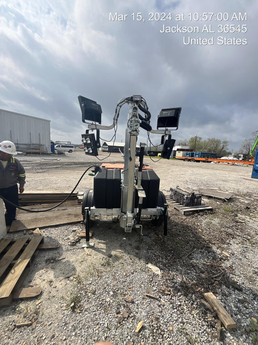 2023 Wanco WLTT-4MM4K Diesel, Deep Sea Controller, Shore Power Plug, Auto Start, (4) 350W LED Floodlights, 4kW Generator, 60 Gal Fuel Tank, 2" Ball, T3